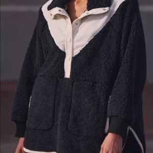 Free people fleece quarter zip